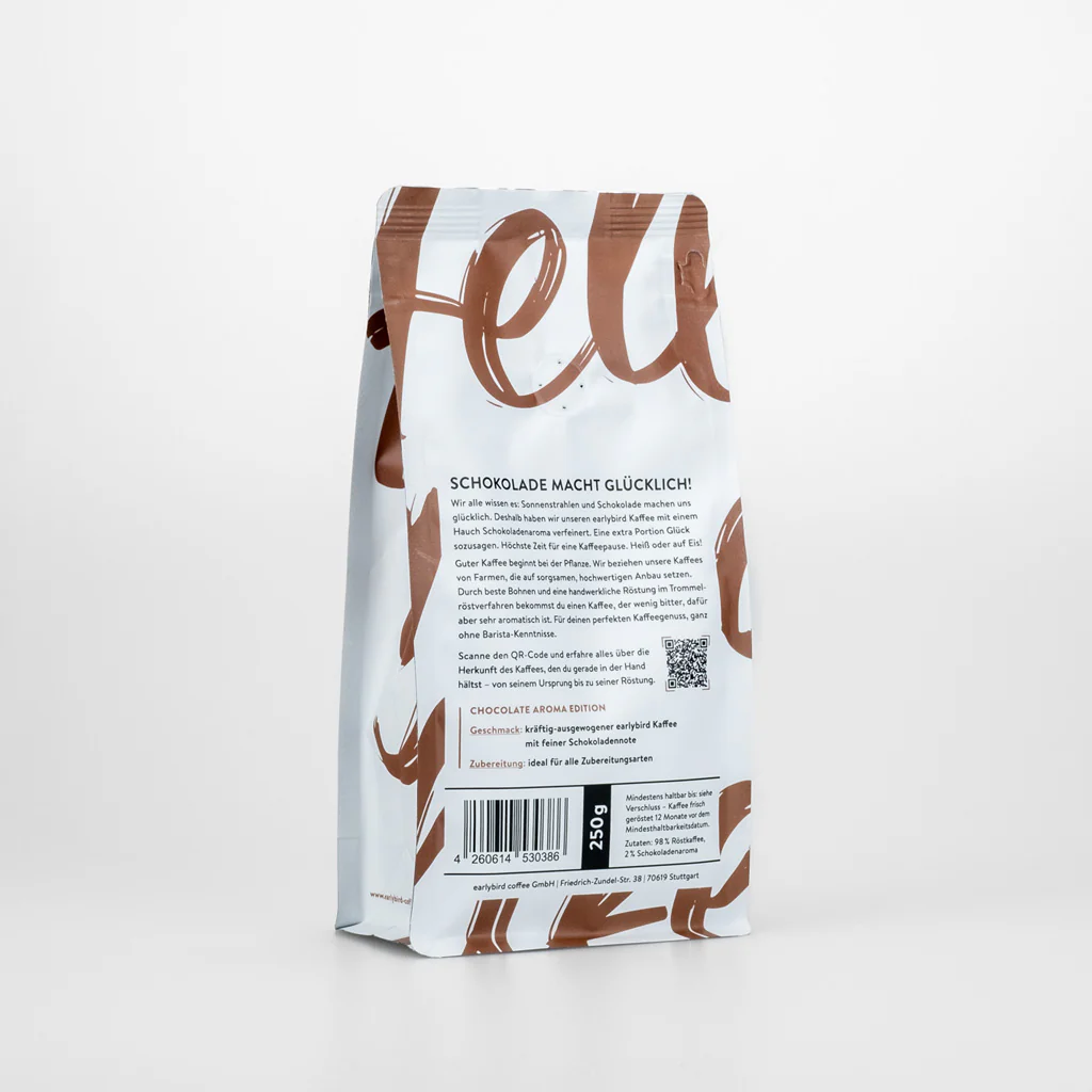 Kaffee mit Schokoladenaroma (ganze Bohnen) - 250g - Image 3